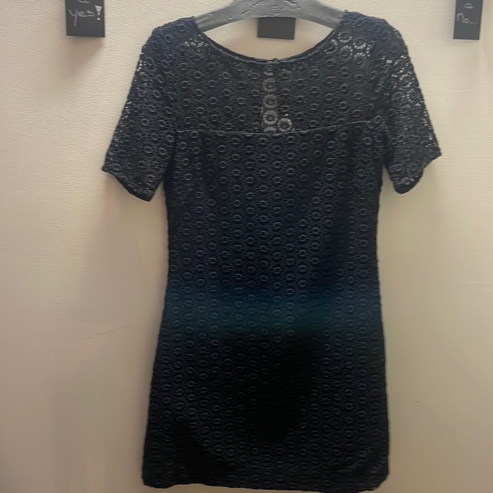 Lilly Pulitzer lace eyelet dress size 0 black